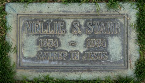 Nellie Elizabeth Sisley Starr Homenaje De Find A Grave