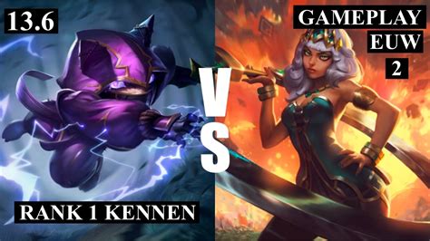 Kennen Vs Qiyana Gameplay Mid Rank 1 Kennen 676 Lp Euw Master