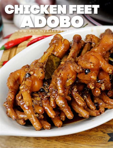 Chicken Feet Adobo Yummy Kitchen