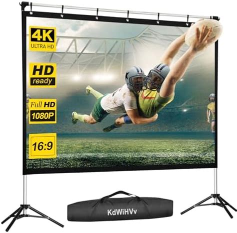 Amazon Projector Screen With Stand Wootfairy Inch Foldable