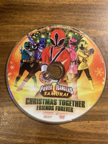 Power Rangers Samurai Christmas Together Friends Forever Dvd 2012