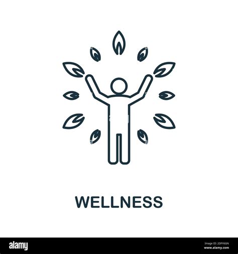 Wellness Icon Line Style Element From Life Skills Collection Thin