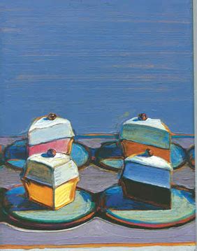 Large Wayne Thiebaud Pop Art Print Meringue Mix