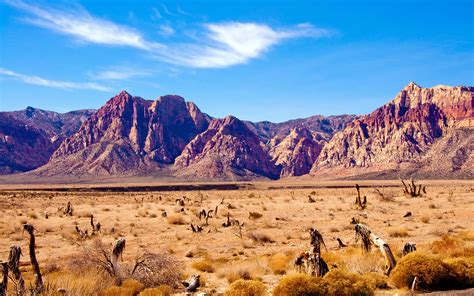 Wallpaper Nevada desert, rocks mountains, red rock canyon 2560x1600 HD ...