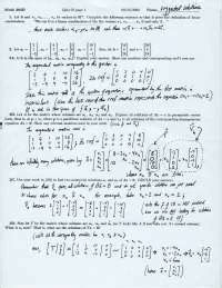 Matrices And Corresponding Linear Algebra Quiz Solution Docsity