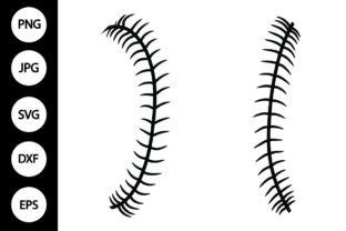 Baseball Stitches SVG Baseball Laces Graphic By MYDIGITALART13