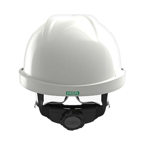 Msa V Gard Non Vented Safety Helmet With Fas Trac Iii Straps And