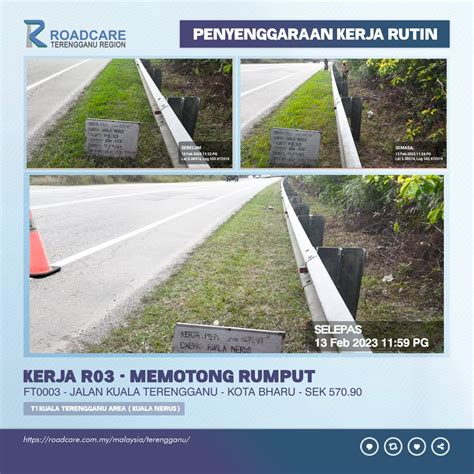 ROADCARE KT On Twitter Kerja Penyenggaraan Rutin R03 Memotong