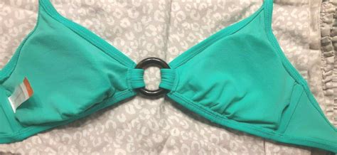 No Boundaries Green Bikini Top O Ring Connector Junio Gem