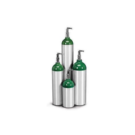 Vnms Stars From 2 Liters Aluminium Medical Oxygen Gas Cylinder For Hospital Working Pressure