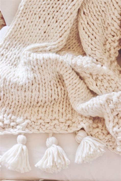 Free chunky knit blanket pattern knit a blanket in a weekend easy beginner pattern – Artofit