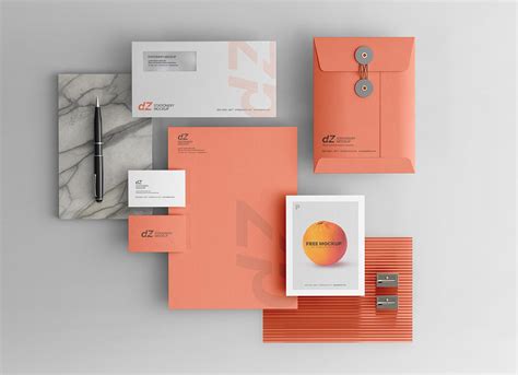 Free High Quality Stationery Mockup PSD Good Mockups