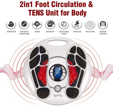 Osito Foot Circulation Plus Ems Feet And Legs Tens Massager Machine Neuropathy Ebay