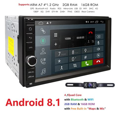 QuadCore 2Din 7 Android 8 1 Fit Universal Car Audio Stereo Radio GPS