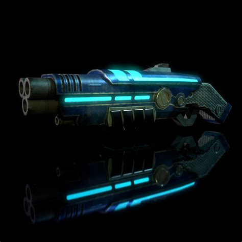 Sci Fi Shotgun Cgtrader