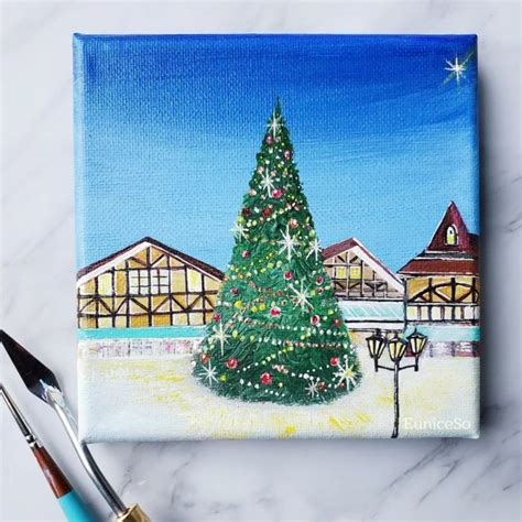 Christmas Tree Painting