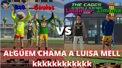 Gaules E Bt X Liminha E Lindinho 2x2 GAULES JOGANDO NBA2K21 YouTube