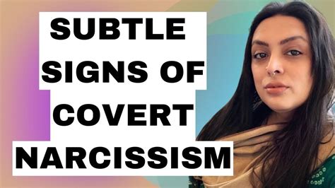 Subtle Signs Of Covert Narcissism YouTube