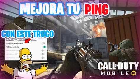 Como Quitar El Ping Alto En Call Of Duty Mobilemejorar Los Ms Y