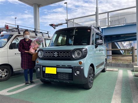 スペーシアギアご納車おめでとうございます｜納車ギャラリー｜お店ブログ｜株式会社スズキ自販群馬 スズキアリーナ前橋東