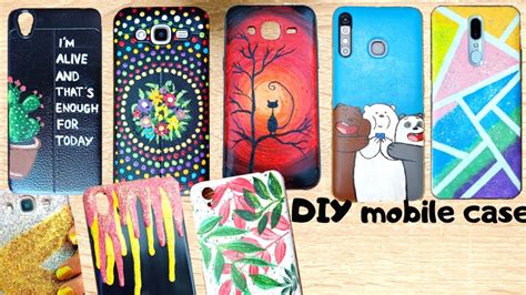 Recycle Old Mobile Case Acrylic Paints Nail Paints Youtube