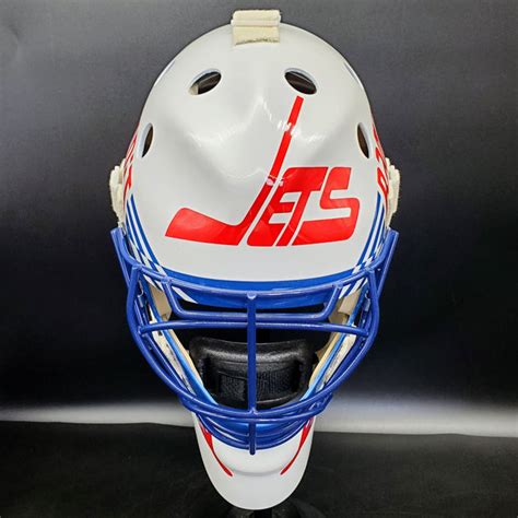 Daniel Berthiaume Winnipeg Jets 1989-90 Goalie Mask ️ – Goalie Mask ...