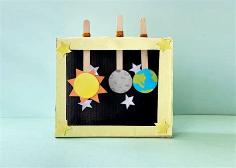 Diorama Of Earth Sun Moon