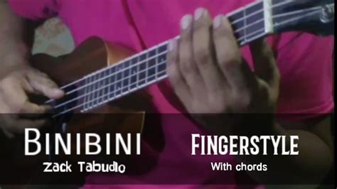 Binibini By Zack Tabudlo Ukulele Fingerstyle With Chords Youtube