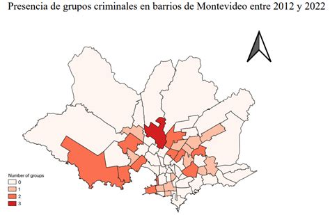 Mapa Montevideo Bandas Criminales