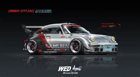 Porsche 993 RWB Artistic Design