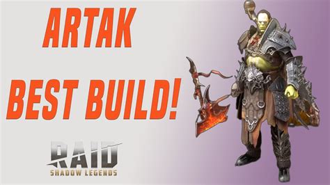 BUILD ARTANK LIKE THIS OR BUST ARTAK BEST BUILD RAID SHADOW LEGEND