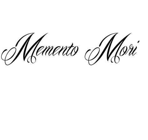 Memento Mori Tattoo Black Ink Tattoos Tattoo Trends