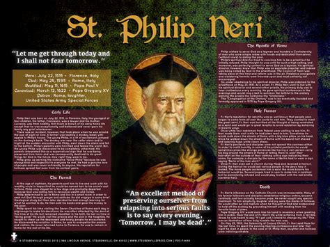 Philip Neri Poster My Daily Bread A Reason2bCatholic Blog