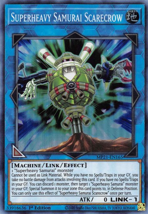 Superheavy Samurai Scarecrow Tin Of Ancient Battles Yugioh