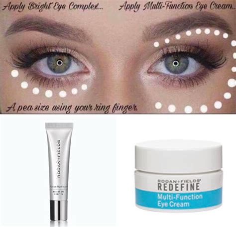 How To Apply Rodanfield Multi Function Eye Cream And The New Active Hydration Bright Eye Co