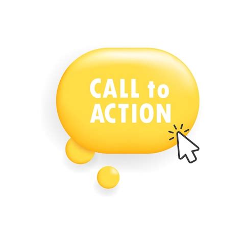 Premium Vector | Call to action button flat yellow cursor on button ...