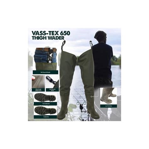 Vass Tex Thigh Wader With Low Profile Boot