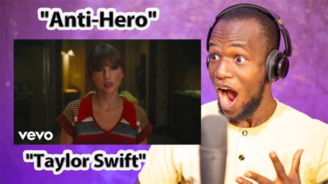 Taylor Swift Anti Hero Official Music Video Reaction Youtube