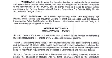 Ipophl Memorandum Circular No Revised Implementing Rules And