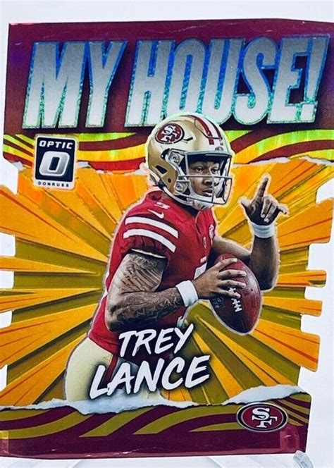 Trey Lance 2021 Optic MH 3 My House Gold 10 Price Guide Sports