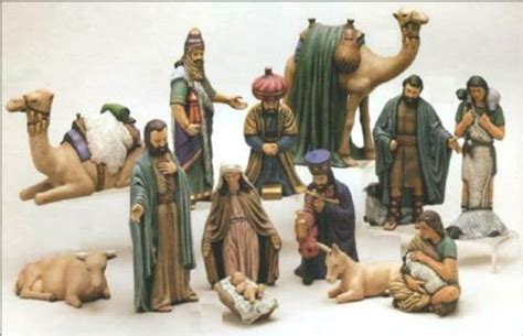 Christmas Nativity Duncan 15 Piece Set Ceramic Bisque Ready To Paint 7