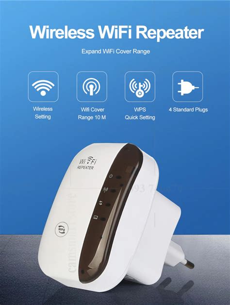 Wireless Wifi Repeater 300Mbps /1200Mbps Network Wifi Extender Long ...