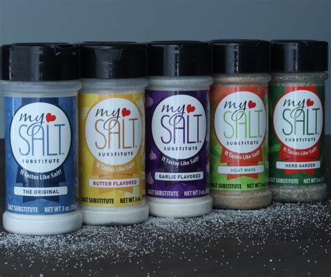 Mysalt Salt Substitute Set Salt Substitute Low Sodium Recipes Gourmet Salt