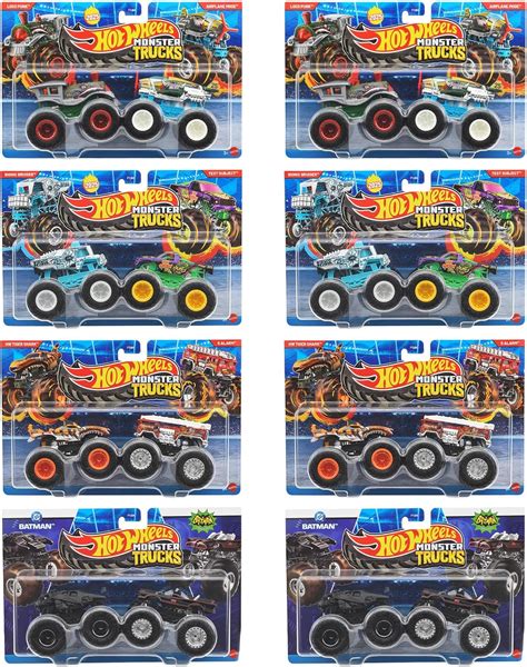 Amazon ホットウィール Hot Wheels モンスタートラック パック アソート 乗り物おもちゃ ミニカー 台組