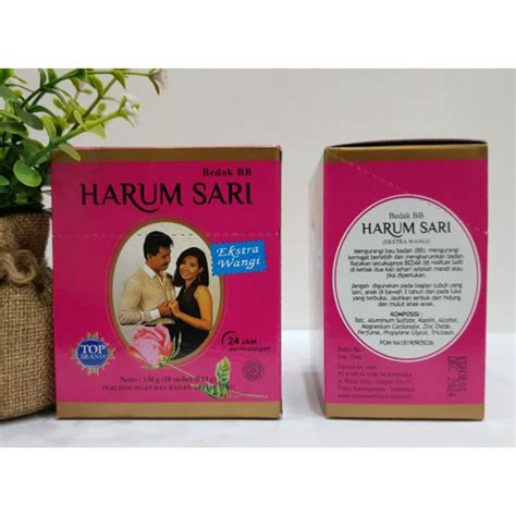 Jual Bedak Bau Badan Harum Sari Ekstra Wangi Isi 10 Sachet Shopee