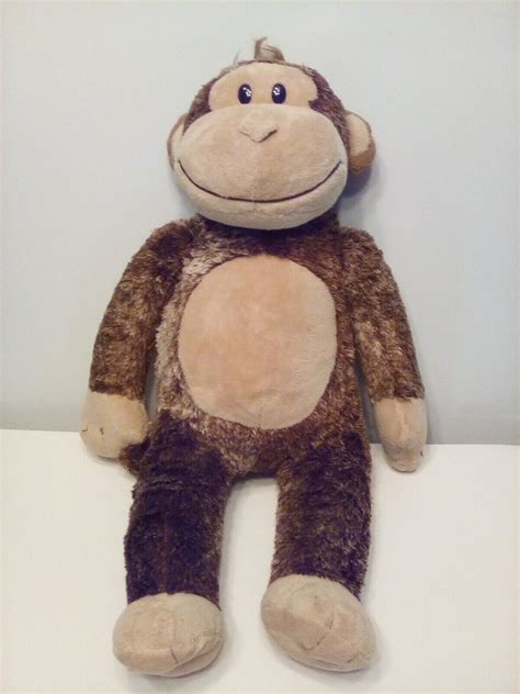 Build A Bear Monkey 18 Plush Stuffed Animal Babw Brown Soft Toy Ebay