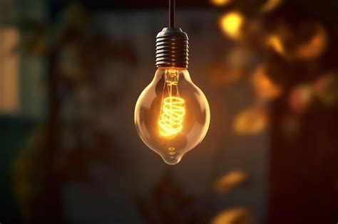 Premium Ai Image A Light Bulb Turned On