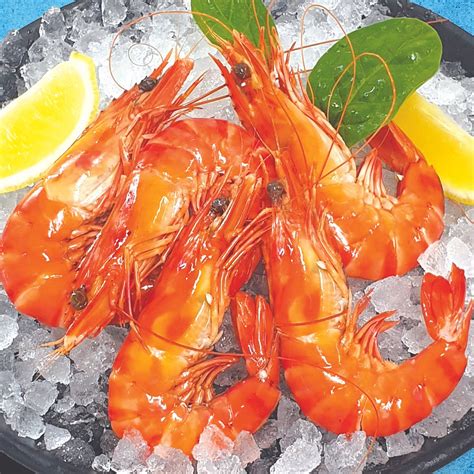 Cooked Large Tiger Prawns 1kg Mobys Seafood