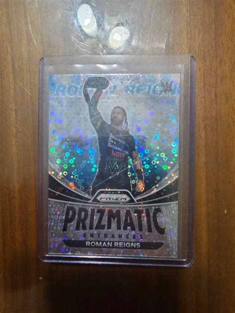 Panini Prizm Wwe Prizmatic Entrances Undercard Roman Reigns Disco