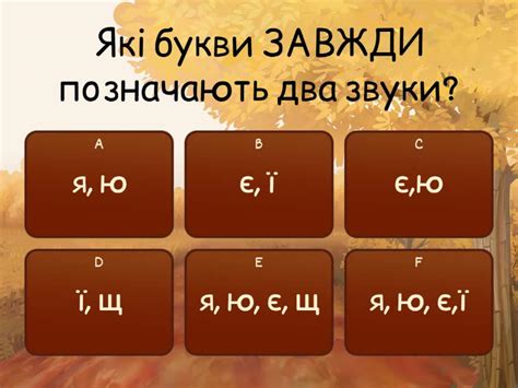 Звуки та букви. Повторення. - Вікторина